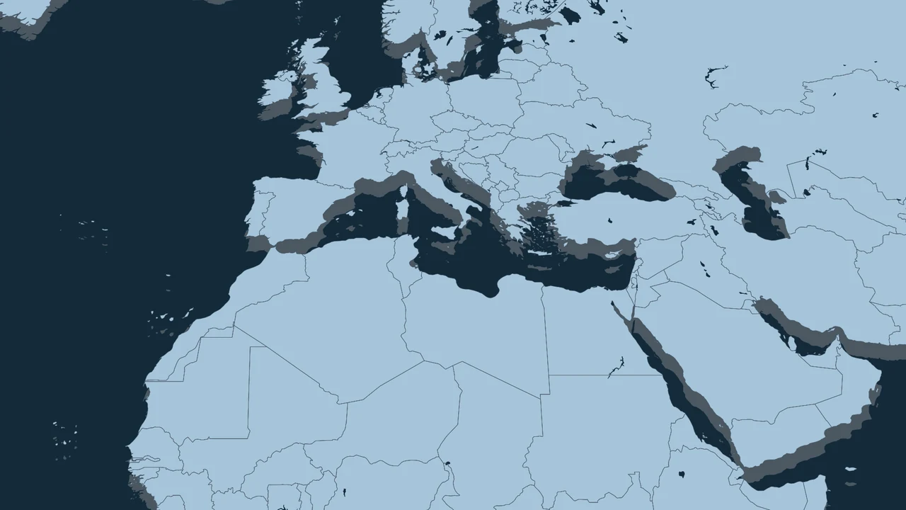 Erhöhte Länder als eigener Land-Stil.